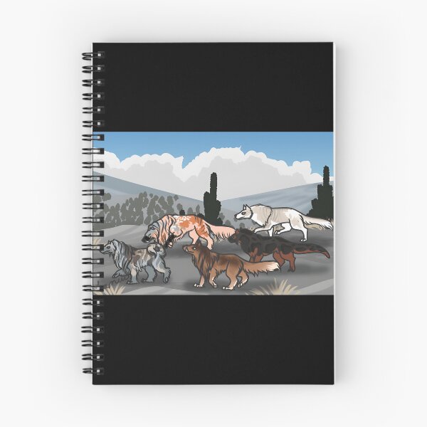 Item preview, Colorful Pack of Wolves in Nature designed and sold by Catsi-Nook-Art.