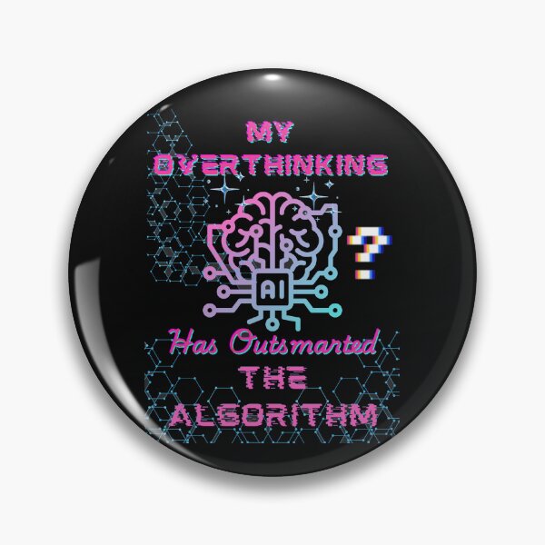 Item preview, My Overthinking Has Outsmarted The Algorithm Glitch  designed and sold by alizaussi.