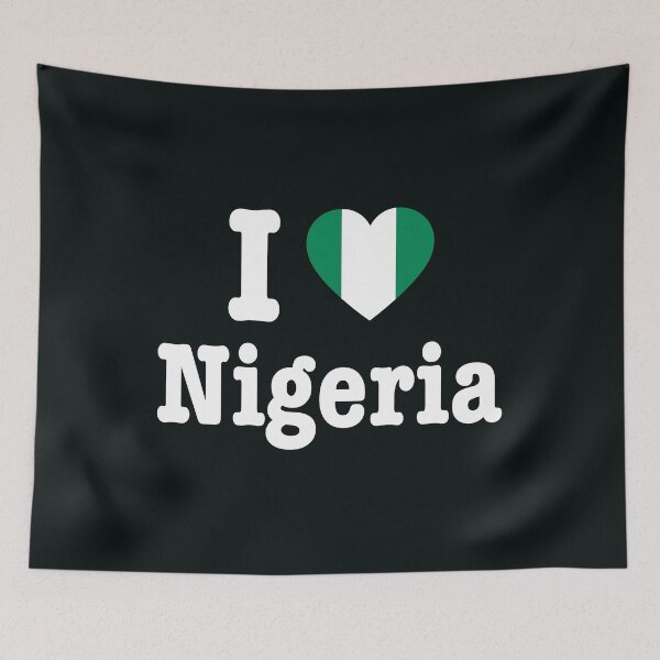 Item preview, I ❤️ NIGERIA designed and sold by MammothArt.