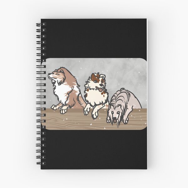 Item preview, Playful Dogs Grouping on a Fence designed and sold by Catsi-Nook-Art.
