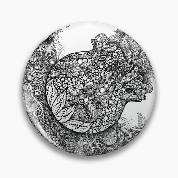 Item preview, Nautical Jellyfish Zentangle and Ocean Creatures designed and sold by IonaODesigns.