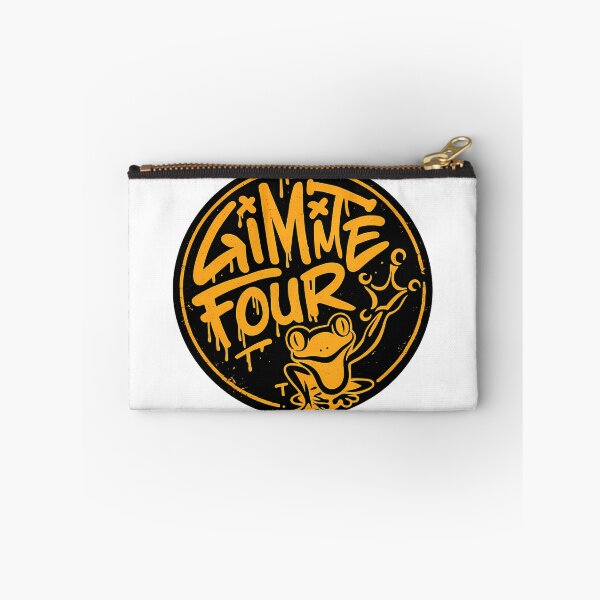 Item preview, Gimme Four Frog Graffiti Typography Urban Streetwear Badge designed and sold by DesignArtist.ia.