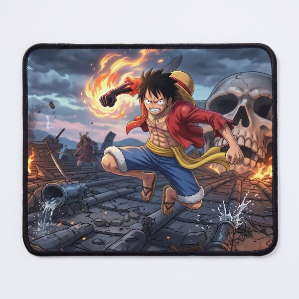 Item preview, Epic Pirate Brawler with Flaming Fist designed and sold by SoulsLoveDesign.