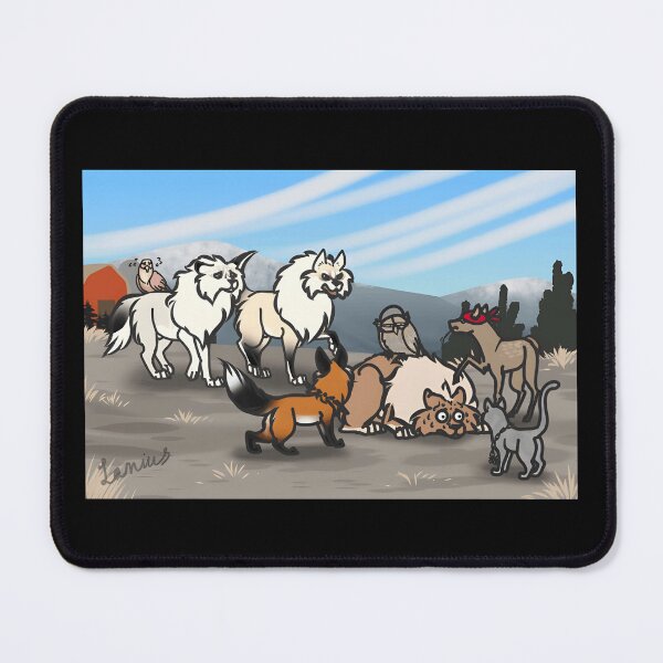 Item preview, Whimsical Animal Gathering in Nature designed and sold by Catsi-Nook-Art.