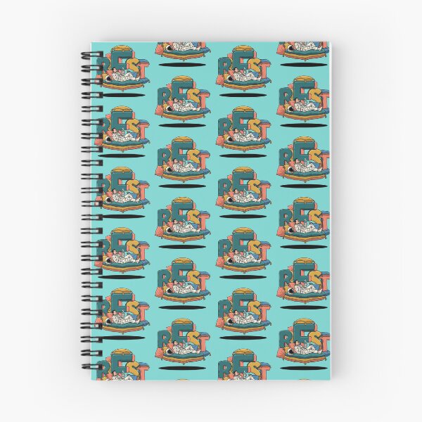 Item preview, Cozy Astronaut Relaxing On Pillows Rest Typography Coffee Break Space Humor Pop Art designed and sold by Rare By Hero.