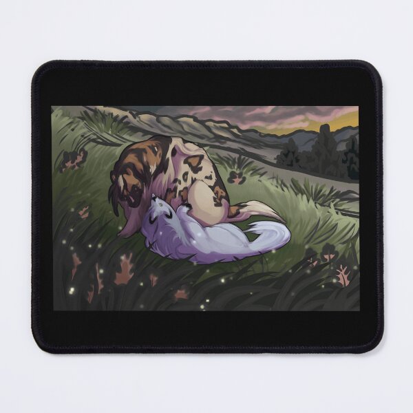 Item preview, Serene Companionship of a Dog and Fox designed and sold by Catsi-Nook-Art.