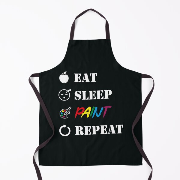 Item preview, Eat Sleep Paint Repeat | Artist's Motivation Slogan  designed and sold by MammothArt.