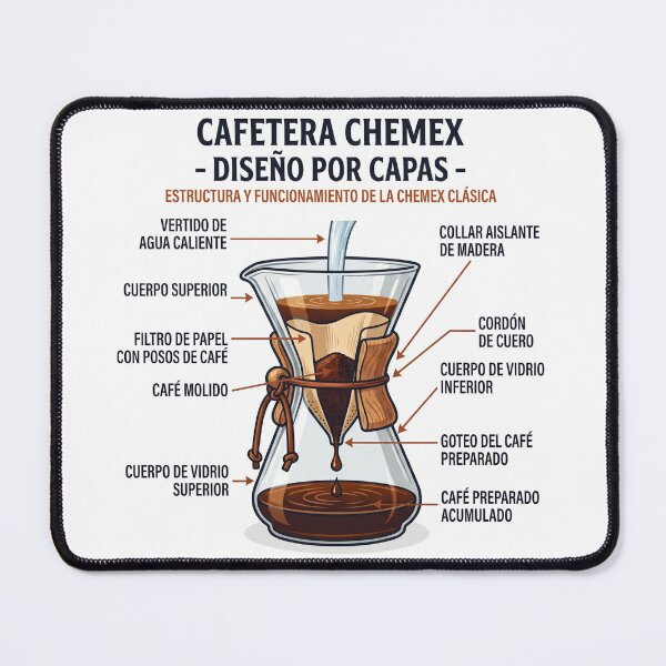 Item preview, Chemex coffee maker design designed and sold by Cafetera Moka Italiana.
