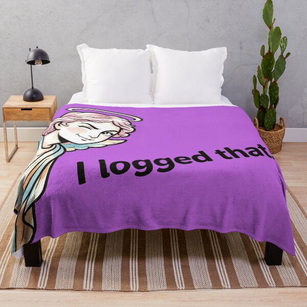 Item preview, I Logged That - Funny Winking Guardian Angel Meme Religious Parody Art designed and sold by designer14years.