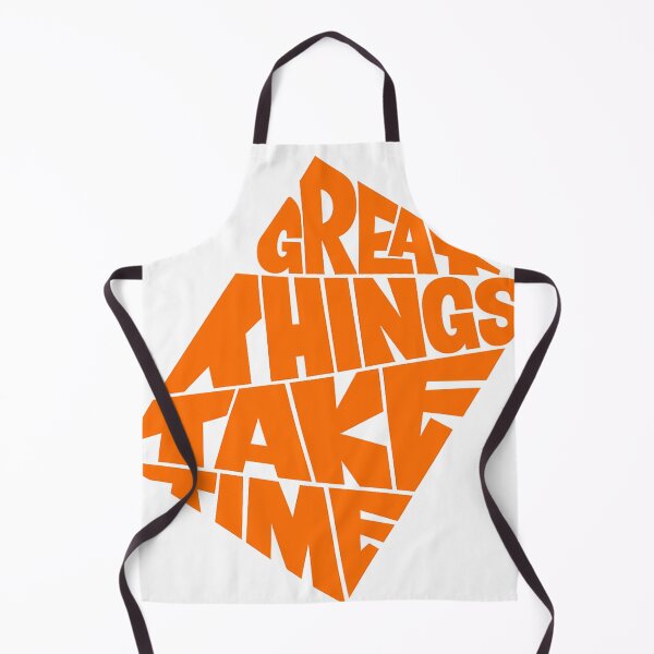 Item preview, Great Things Take Time - Orange Diamond Typography Streetwear designed and sold by DesignArtist.ia.