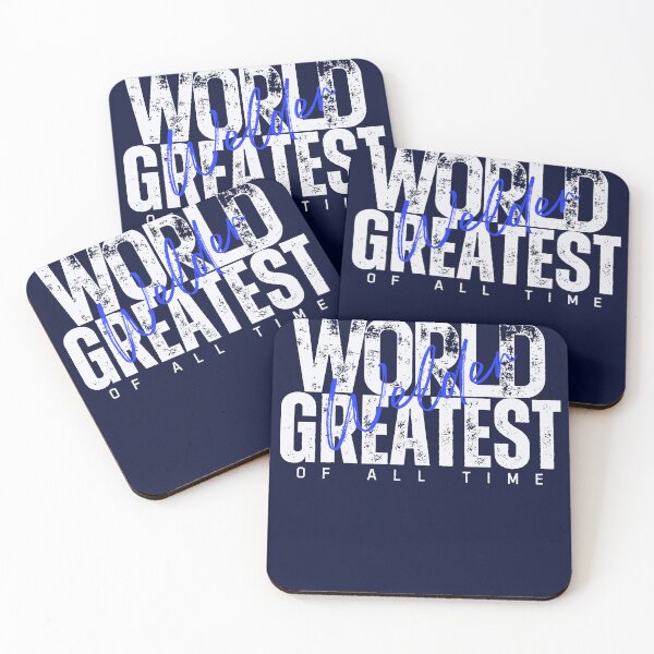 Item preview, World Greatest Welder - Happy Anniversary Job Gift For Her - Vintage Navy Blue designed and sold by Doiemacreations.