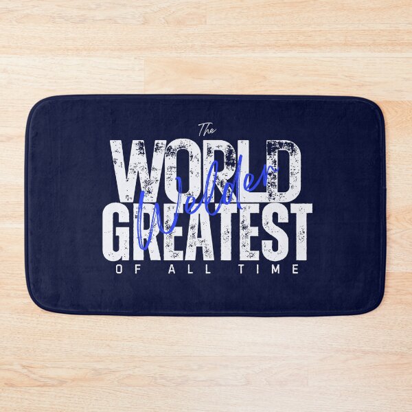Item preview, World Greatest Welder - Happy Anniversary Job Gift For Her - Vintage Navy Blue designed and sold by Doiemacreations.
