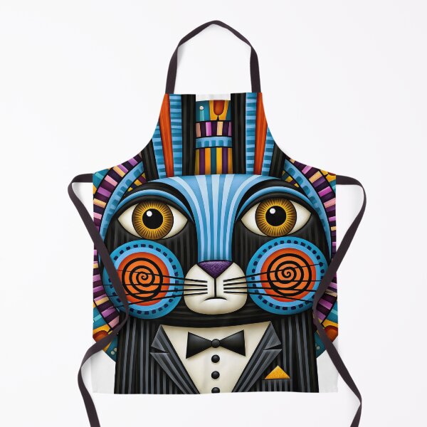 Item preview, T-Shirt - Sticker - Dapper Rabbit Geometric Portrait designed and sold by ForeverPrintsOK.