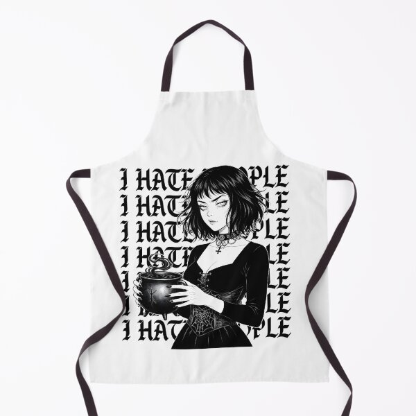 Artikelvorschau, I Hate People Goth Mädchen Hexenkessel entworfen und verkauft von OH-MY-GOTH.