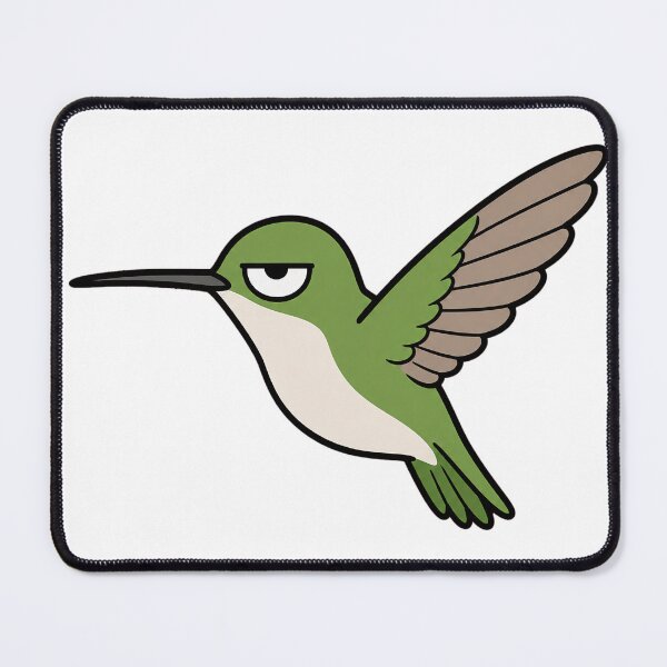 Item preview, Funny Unimpressed Hummingbird, RBF Hummingbird With Attitude designed and sold by Bitchy Little Things.