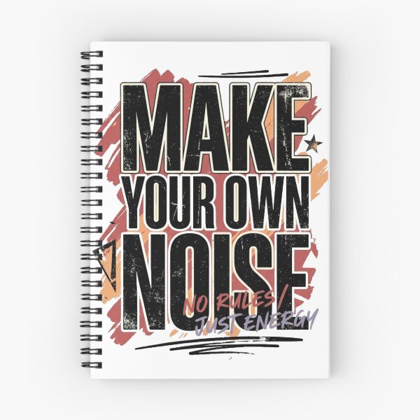 Item preview, Make Your Own Noise – Bold Streetwear Statement Design designed and sold by @SHINTOSARTSTORE.