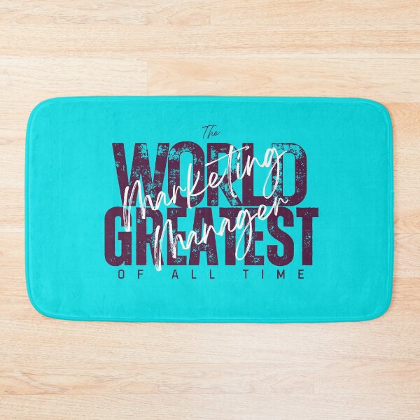 Item preview, World Greatest Marketing Manager - Coworker Gift For Wife - Cute Cyan designed and sold by Doiemacreations.