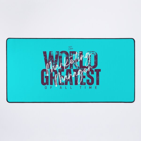Item preview, World Greatest Marketing Manager - Coworker Gift For Wife - Cute Cyan designed and sold by Doiemacreations.