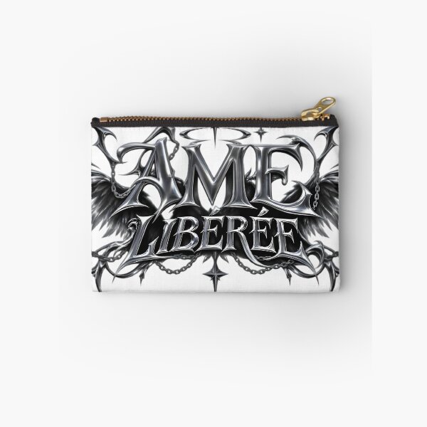 Item preview, ÂME LIBÉRÉE – French Gothic Chrome Streetwear Typography designed and sold by Aesthicer.