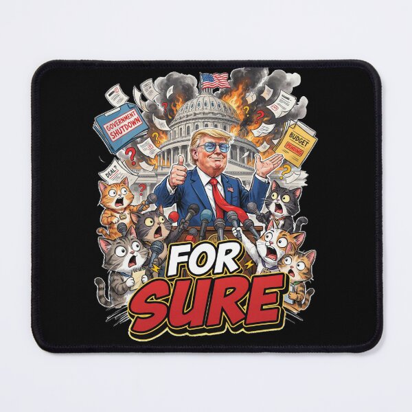 Item preview, Government Shutdown For Sure Capitol Cat Chaos designed and sold by Retro Whiskers.