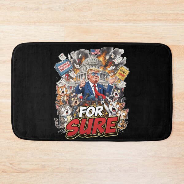 Item preview, Government Shutdown For Sure Capitol Cat Chaos designed and sold by Retro Whiskers.