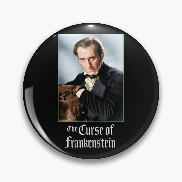 Item preview, The Menace of Frankenstein (White Gothic Logo) designed and sold by Atomic Mouth Designs.