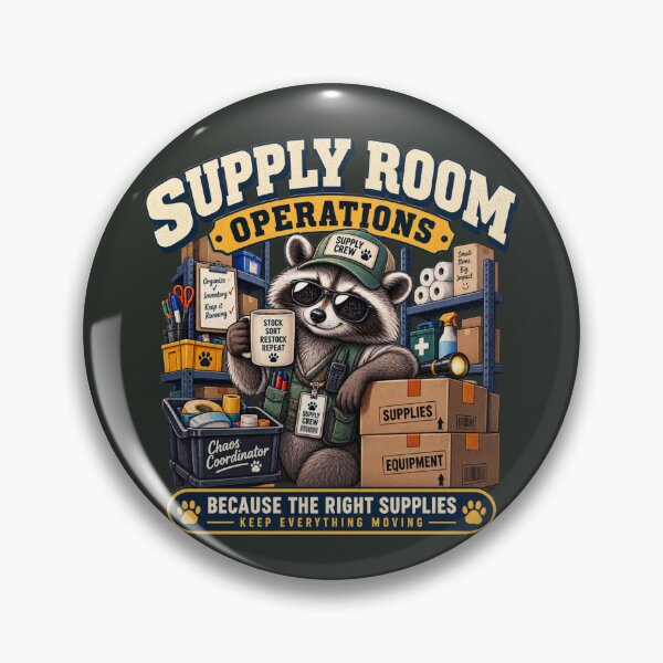 Item preview, Supply Room Operations Coordinator Warehouse Inventory Humor designed and sold by PunchDrop.