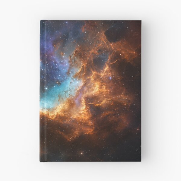 Item preview, Cosmic Firestorm – Blue & Orange Nebula designed and sold by H-Tsvetkova.