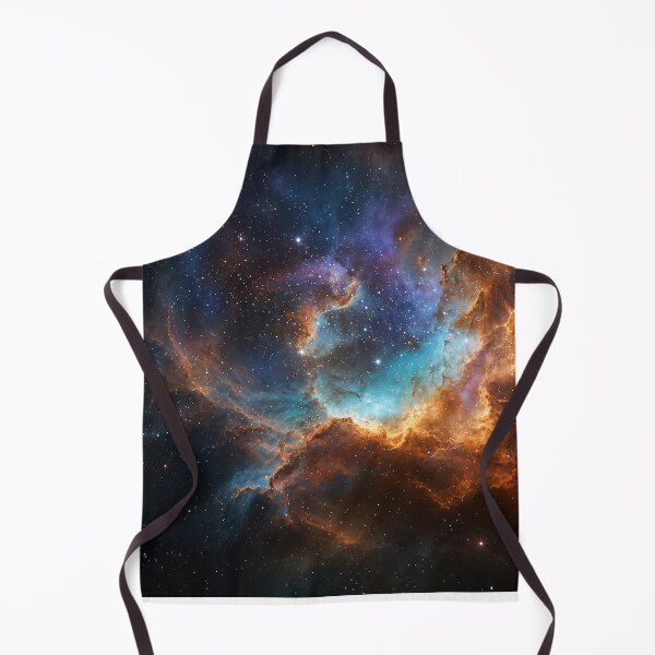 Item preview, Cosmic Firestorm – Blue & Orange Nebula designed and sold by H-Tsvetkova.