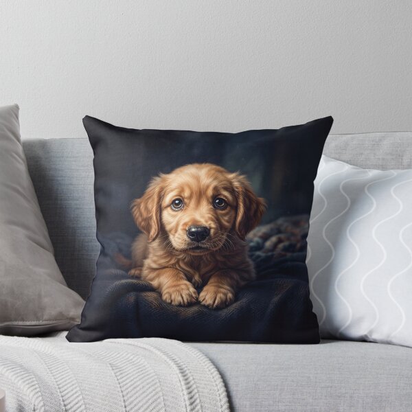 Aperçu de l'œuvre Puppy With Loving Eyes créée et vendue par Home Decor Art.