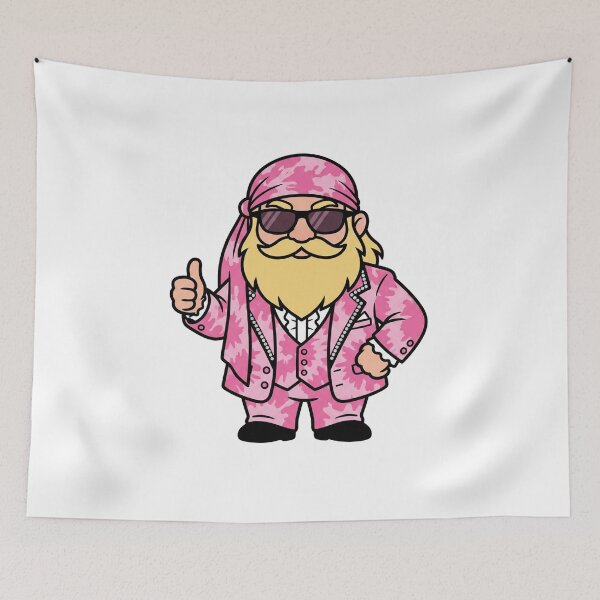 Item preview, Jesse The Body Ventura Pink Tuxedo Garden Gnome designed and sold by Bad-Decisions-Designs.