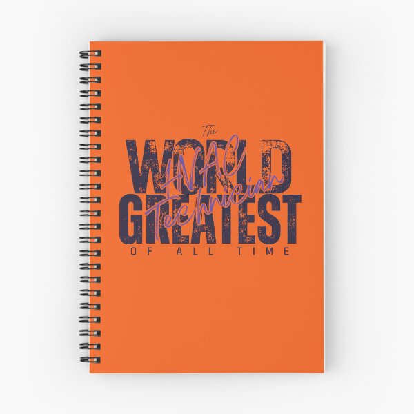 Item preview, World Greatest HVAC Technician - Coworker Career Change Gift For Husband - Trendy Orange designed and sold by Doiemacreations.
