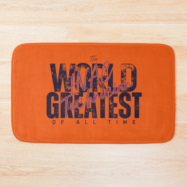 Item preview, World Greatest HVAC Technician - Coworker Career Change Gift For Husband - Trendy Orange designed and sold by Doiemacreations.