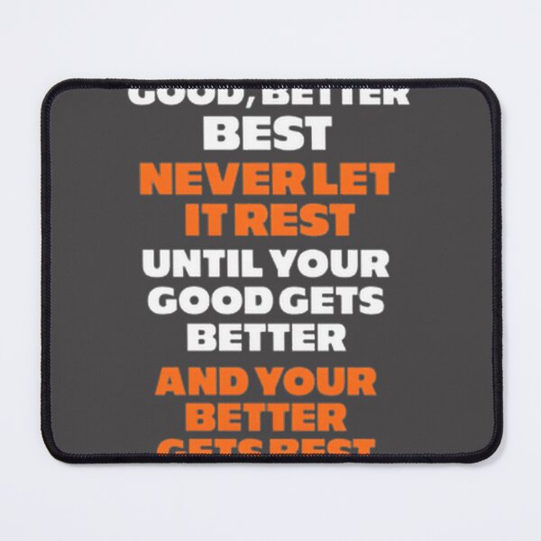 Item preview, Never Rest, Always Best: Motivational Quote Art | Perfect Gift For You And Friends designed and sold by Astro Cats Social Club.