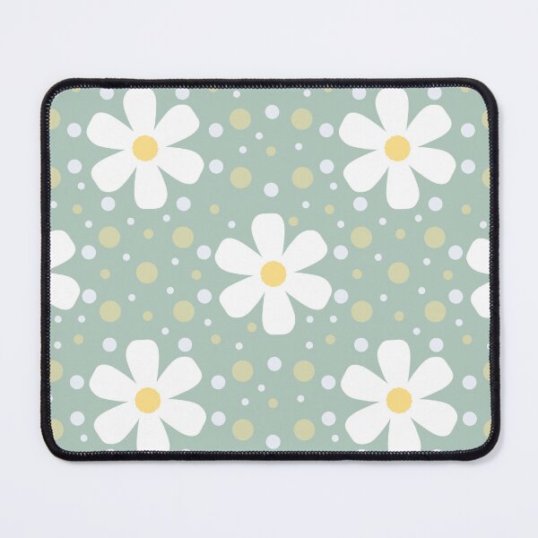 Item preview, Polka Dot White Daisy Pattern designed and sold by SmallDart Creations.