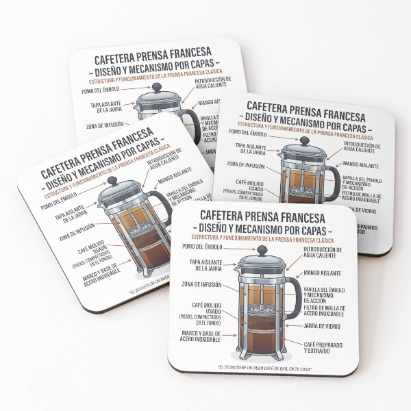 Item preview, French Press Coffee Maker Design designed and sold by Cafetera Moka Italiana.