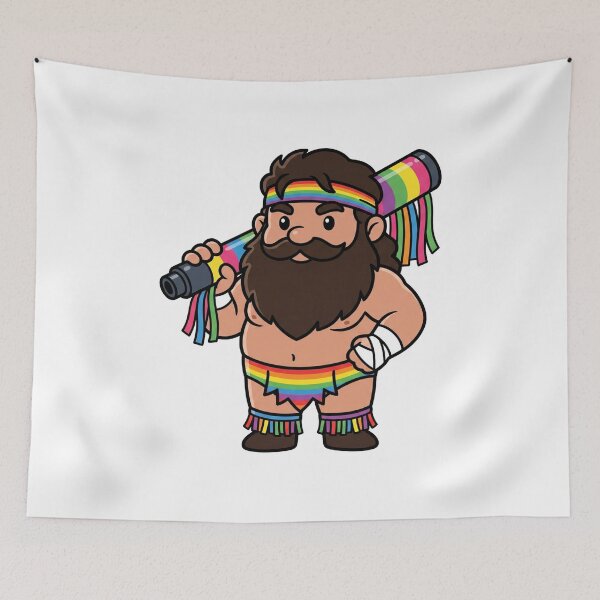 Item preview, Johnny B Badd Flamboyant Garden Gnome designed and sold by Bad-Decisions-Designs.