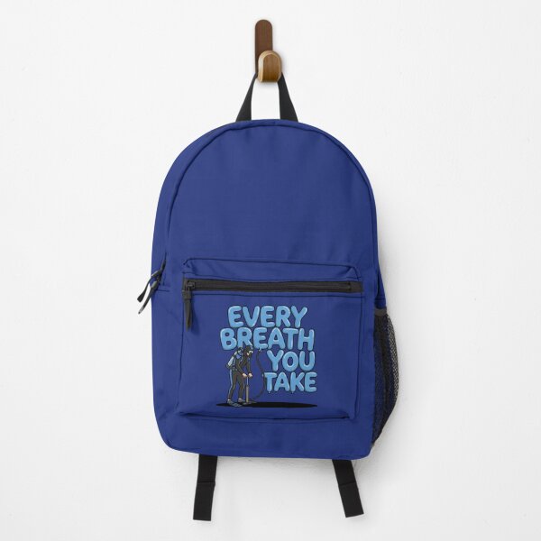 Item preview, Scuba Diver Every Breath You Take Inflatable Balloon Typography Funny Diving Humor Pop Art designed and sold by Rare By Hero.