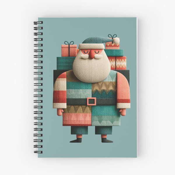 Item preview, Cozy Knitted Santa Claus Holiday Illustration designed and sold by colorful-white.