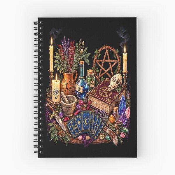 Item preview, Mystical Occult Altar – Grimoire, Crystals and Ritual Magic designed and sold by TroviTutto.