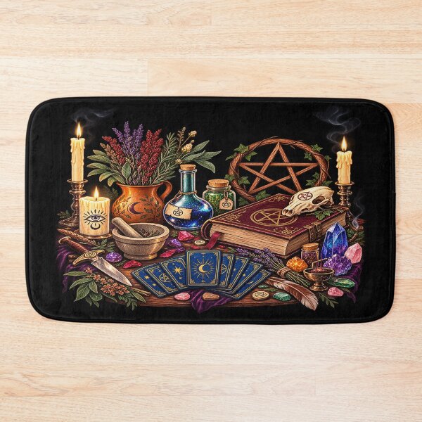 Item preview, Mystical Occult Altar – Grimoire, Crystals and Ritual Magic designed and sold by TroviTutto.