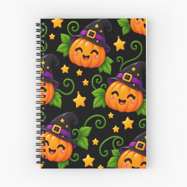 Item preview, Halloween pumpkin pattern designed and sold by AvalonTshirts.