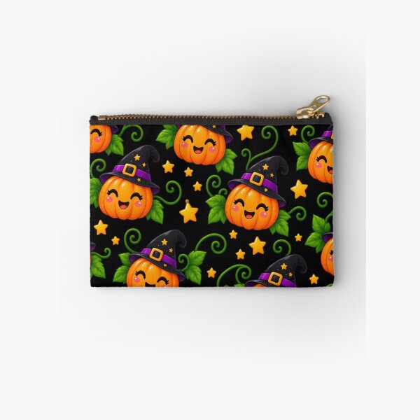 Item preview, Halloween pumpkin pattern designed and sold by AvalonTshirts.