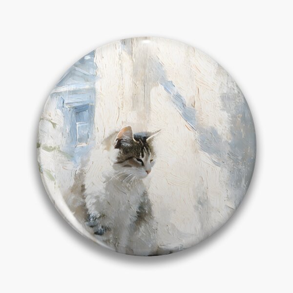 Item preview, Cat by Window Cozy Home Oil Painting designed and sold by ArtAmbience.