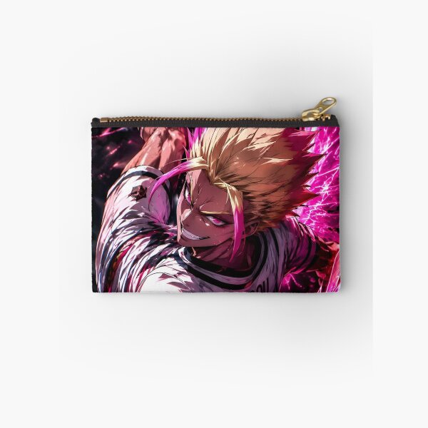 Item preview, Explosive Pink Football Warrior – Neon Soccer Striker Anime Inspired Sports Art designed and sold by Dyan4.