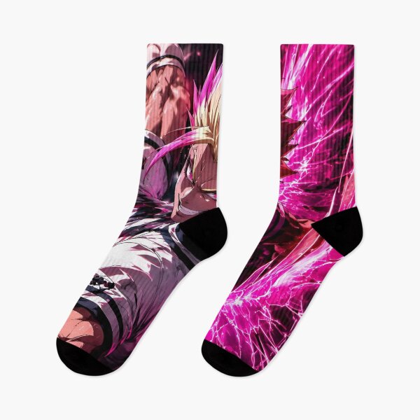 Item preview, Explosive Pink Football Warrior – Neon Soccer Striker Anime Inspired Sports Art designed and sold by Dyan4.