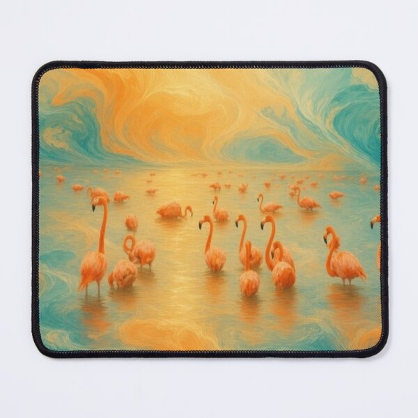 Item preview, Dreamy Pink Flamingos designed and sold by zupedesign.