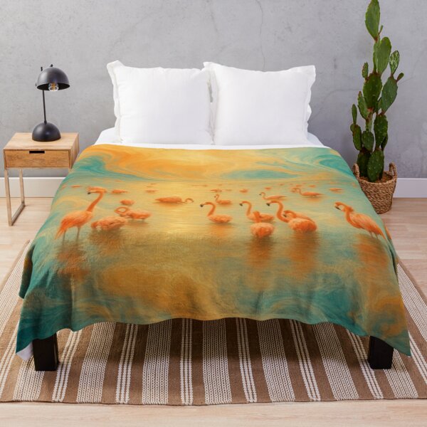 Item preview, Dreamy Pink Flamingos designed and sold by zupedesign.