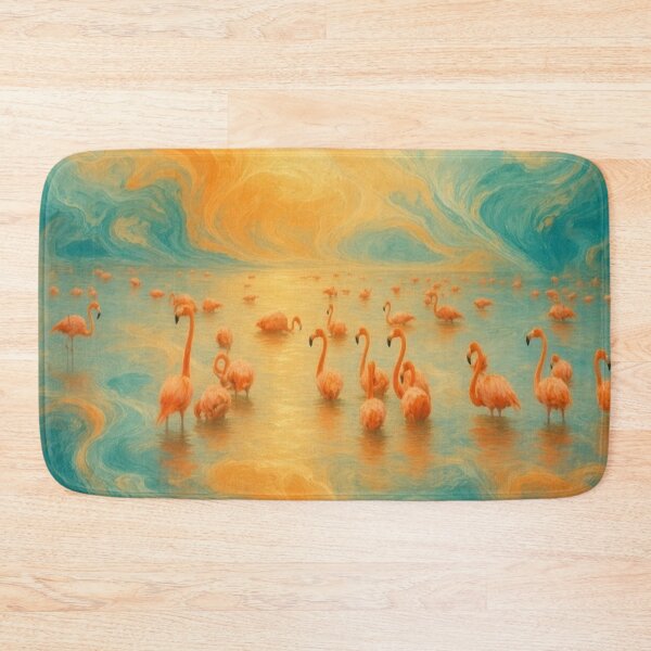 Item preview, Dreamy Pink Flamingos designed and sold by zupedesign.
