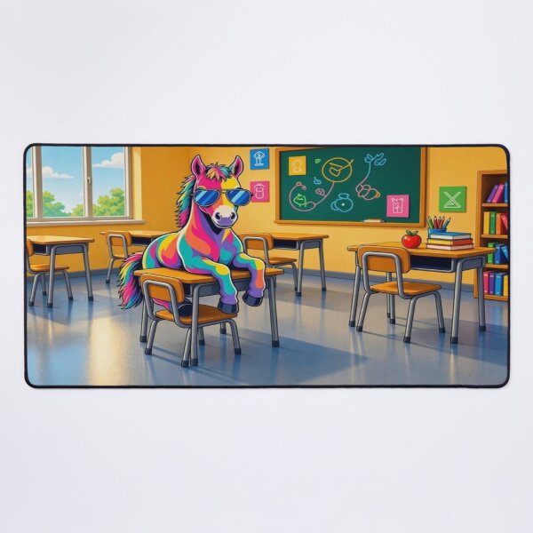 Item preview, The Cute World of Tugy: Rainbow Cool School Horse designed and sold by Breezes-of-Ida.